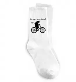 Носки Ваш принт Белый фото Носки Ваш принт Белый фото