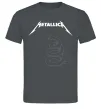 Мужская футболка Metallika snake Графит Мужская футболка Metallika snake Графит фото