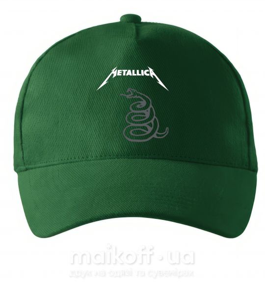 Кепка Metallika snake Темно-зеленый фото