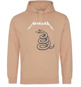 Женская толстовка (худи) Metallika snake Женская толстовка (худи) Metallika snake