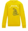 Детский Свитшот Metallika snake Солнечно желтый фото