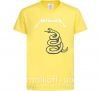 Детская футболка Metallika snake Лимонный фото