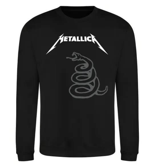 Свитшот Metallika snake Черный фото