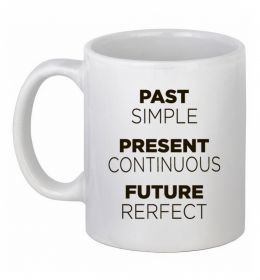 Чашка керамическая Past present future