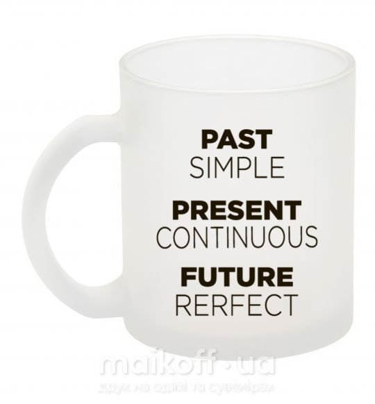 Чашка стеклянная Past present future Фроузен фото