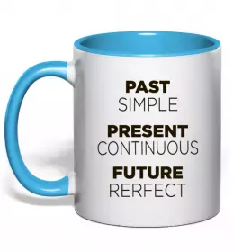 Чашка с цветной ручкой