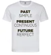 Чоловіча футболка Past present future Білий Чоловіча футболка Past present future Білий фото