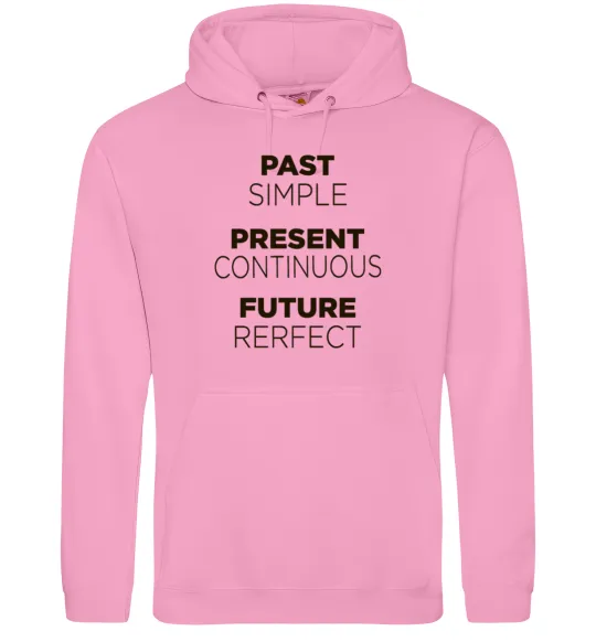 Жіноча толстовка (худі) Past present future Рожевий фото