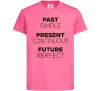 Дитяча футболка Past present future Яскраво-рожевий Дитяча футболка Past present future Яскраво-рожевий фото