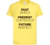Дитяча футболка Past present future Лимонний Дитяча футболка Past present future Лимонний фото
