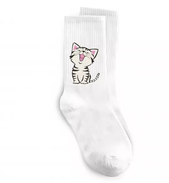 Носки Кошеня Белый фото