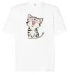 Футболка Оверсайз Кошеня Белый фото