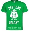 Чоловіча футболка Best dad in the galaxy Зелений фото