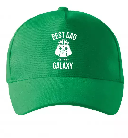 Кепка Best dad in the galaxy Зелений фото