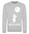 Свитшот Great father Серый меланж Свитшот Great father Серый меланж фото