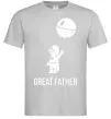 Мужская футболка Great father Серый Мужская футболка Great father Серый фото
