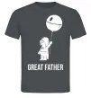 Мужская футболка Great father Графит Мужская футболка Great father Графит фото