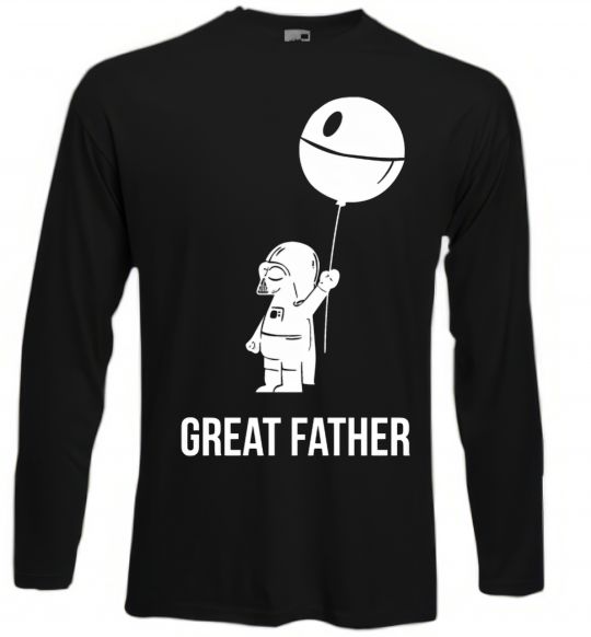 Лонгслів Great father Чорний фото