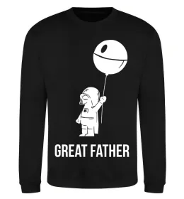 Свитшот Great father Черный фото