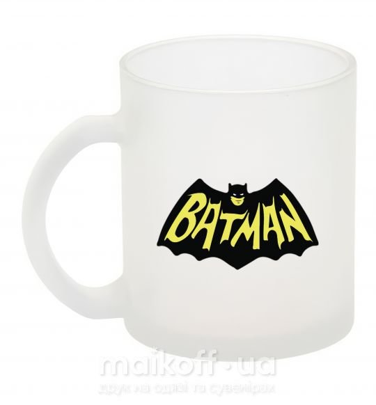 Чашка скляна Batmans print Фроузен фото