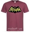 Чоловіча футболка Batmans print Бордовий фото