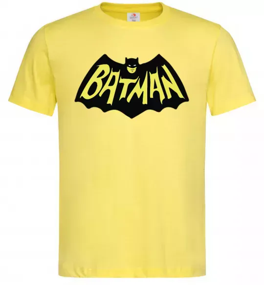 Чоловіча футболка Batmans print Лимонний фото