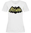 Жіноча футболка Batmans print Білий фото