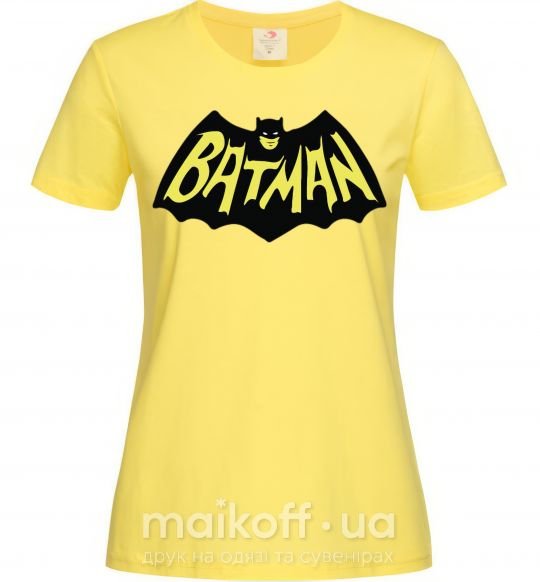Жіноча футболка Batmans print Лимонний фото