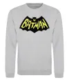 Свитшот Batmans print Серый меланж фото