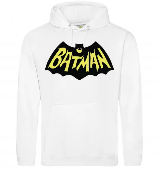 Женская толстовка (худи) Batmans print Белый фото