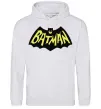 Женская толстовка (худи) Batmans print Серый меланж Женская толстовка (худи) Batmans print Серый меланж фото
