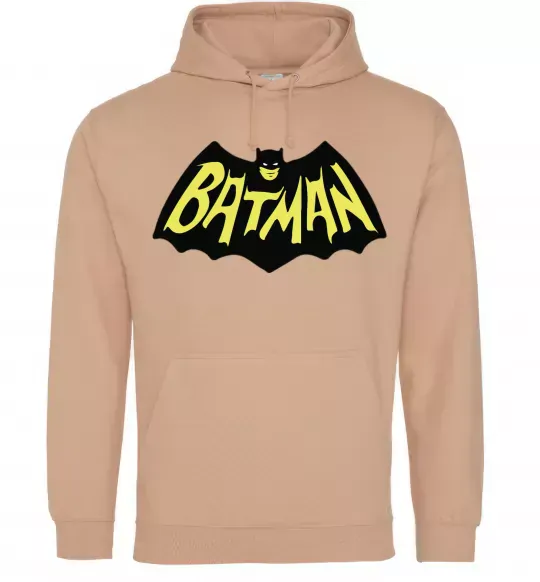Женская толстовка (худи) Batmans print Песочный фото