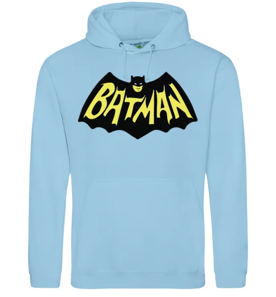 Женская толстовка (худи) Batmans print Голубой фото