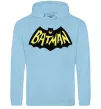 Женская толстовка (худи) Batmans print Голубой фото