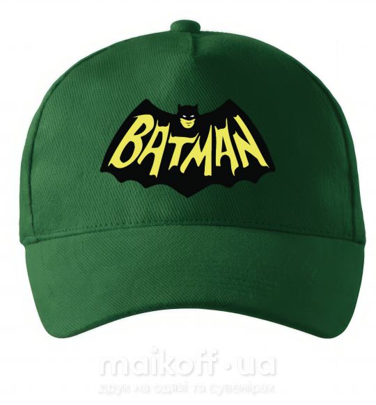 Кепка Batmans print Темно-зелений фото