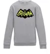 Детский Свитшот Batmans print Серый меланж фото
