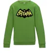Детский Свитшот Batmans print Лаймовый фото