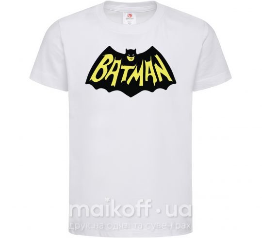 Дитяча футболка Batmans print Білий фото