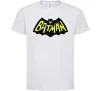 Дитяча футболка Batmans print Білий фото