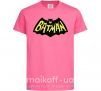 Детская футболка Batmans print Ярко-розовый фото