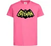 Дитяча футболка Batmans print Яскраво-рожевий фото