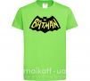 Дитяча футболка Batmans print Лаймовий фото