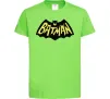 Дитяча футболка Batmans print Лаймовий фото