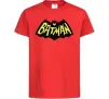 Дитяча футболка Batmans print Червоний фото