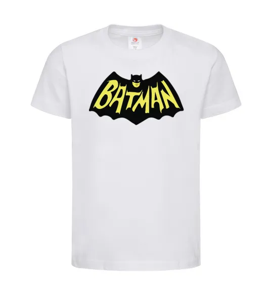 Детская футболка Batmans print Белый фото
