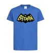 Детская футболка Batmans print Ярко-синий фото