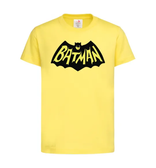 Детская футболка Batmans print Лимонный фото