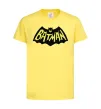 Детская футболка Batmans print Лимонный фото