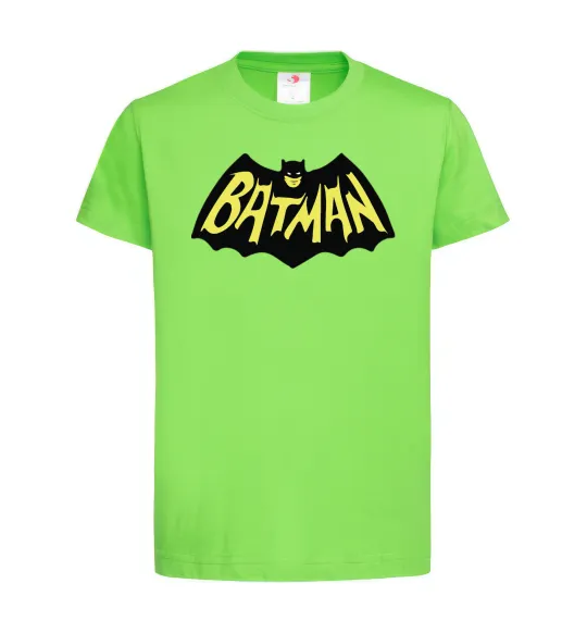 Детская футболка Batmans print Лаймовый фото