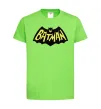 Детская футболка Batmans print Лаймовый фото